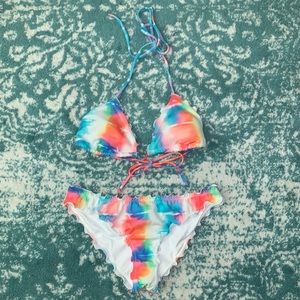 NWOT VS Pink Tie Dye Bikini